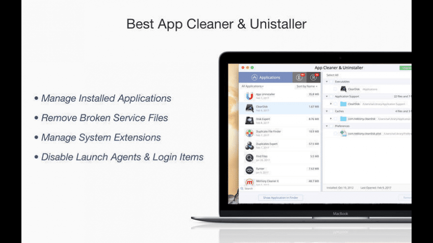 mac app cleaner & uninstaller